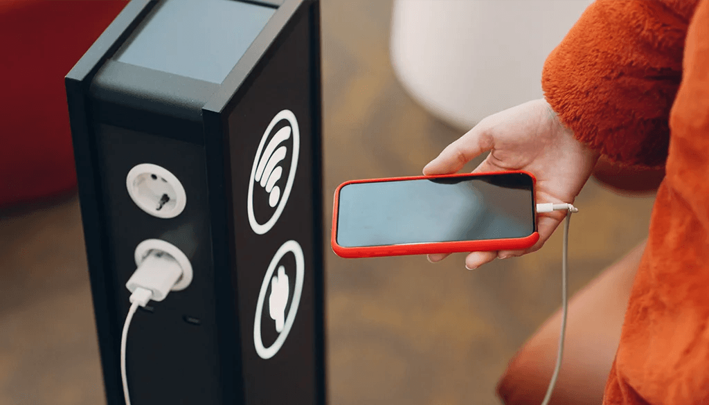 Are airport charging stations dangerous?