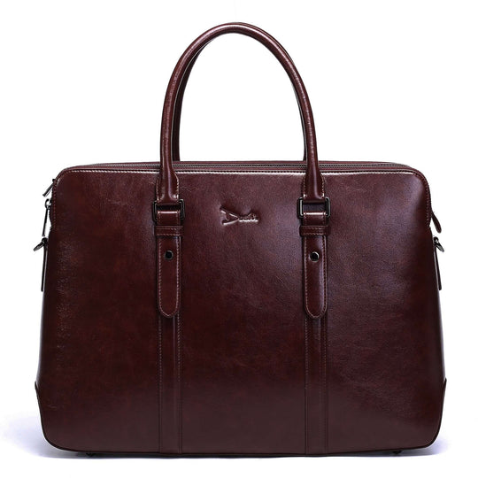 Large Classic Women's Vegan Briefcase 3