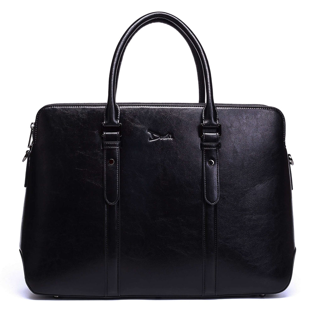 Large Classic Women's Vegan Briefcase 3