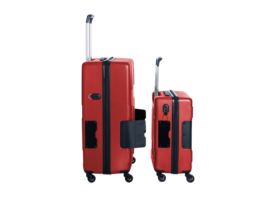 Tach LITE Soft Connectable 3 Piece Luggage Set - 22, 24 & 28 inch Luggage |  Carry On, Medium & Large Checked Suitcases | Patented Built-In Connecting